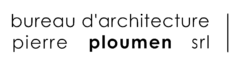 Logo footer bureau architecture pierre ploumen srl